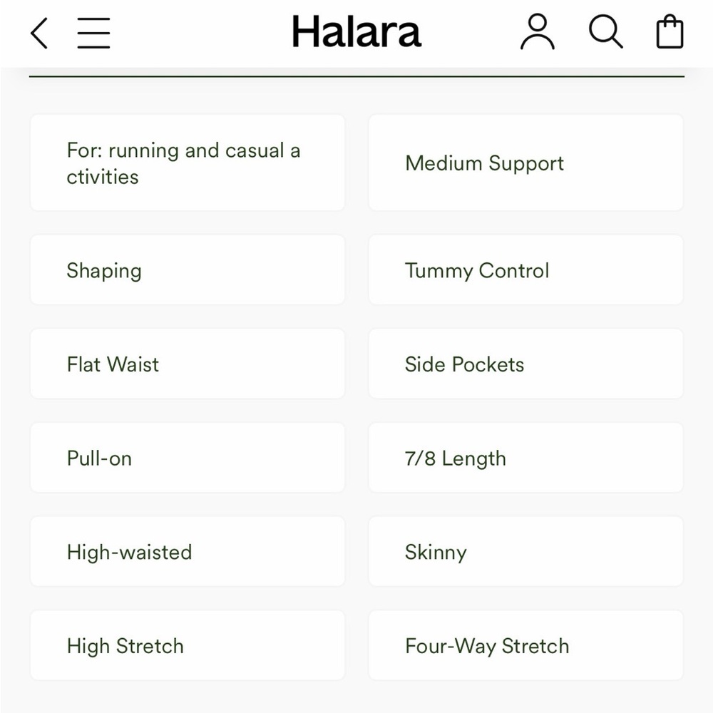 Halara Ultra Sculpt High-Waisted 7/8 length - Picture 2 of 16